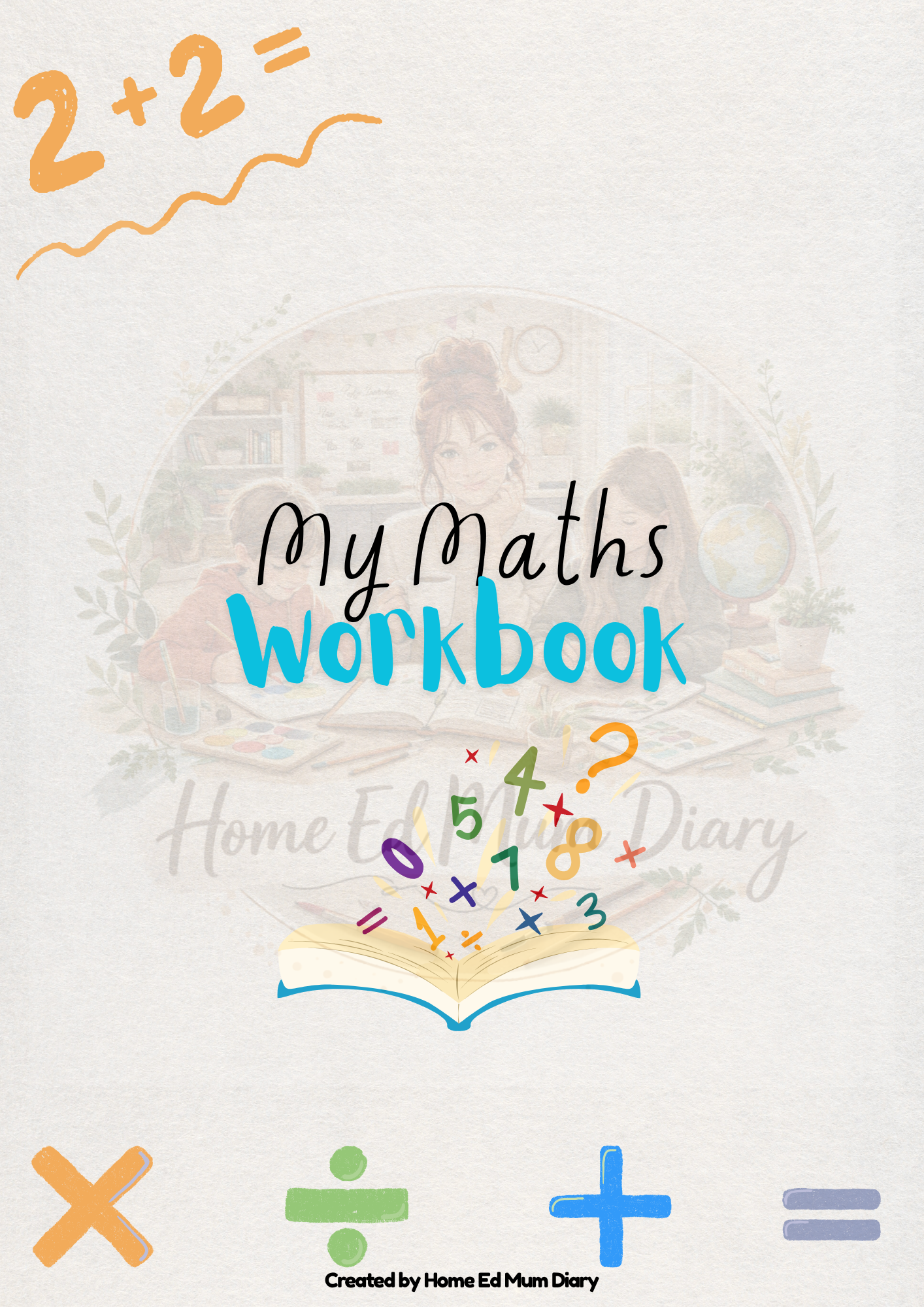 Printable Workbook Front Covers Bundle Set of 6