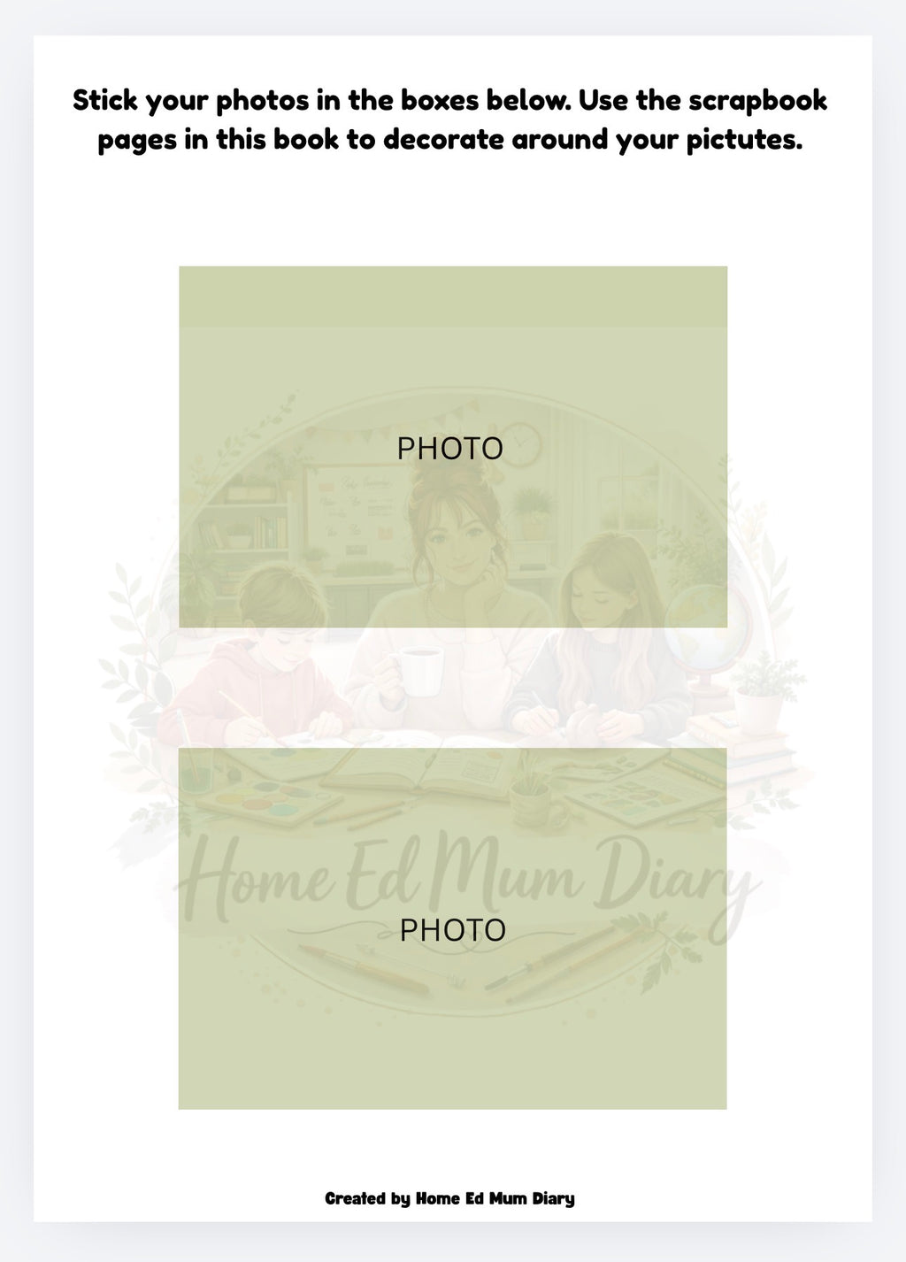 My Photography Workbook (PDF Download)