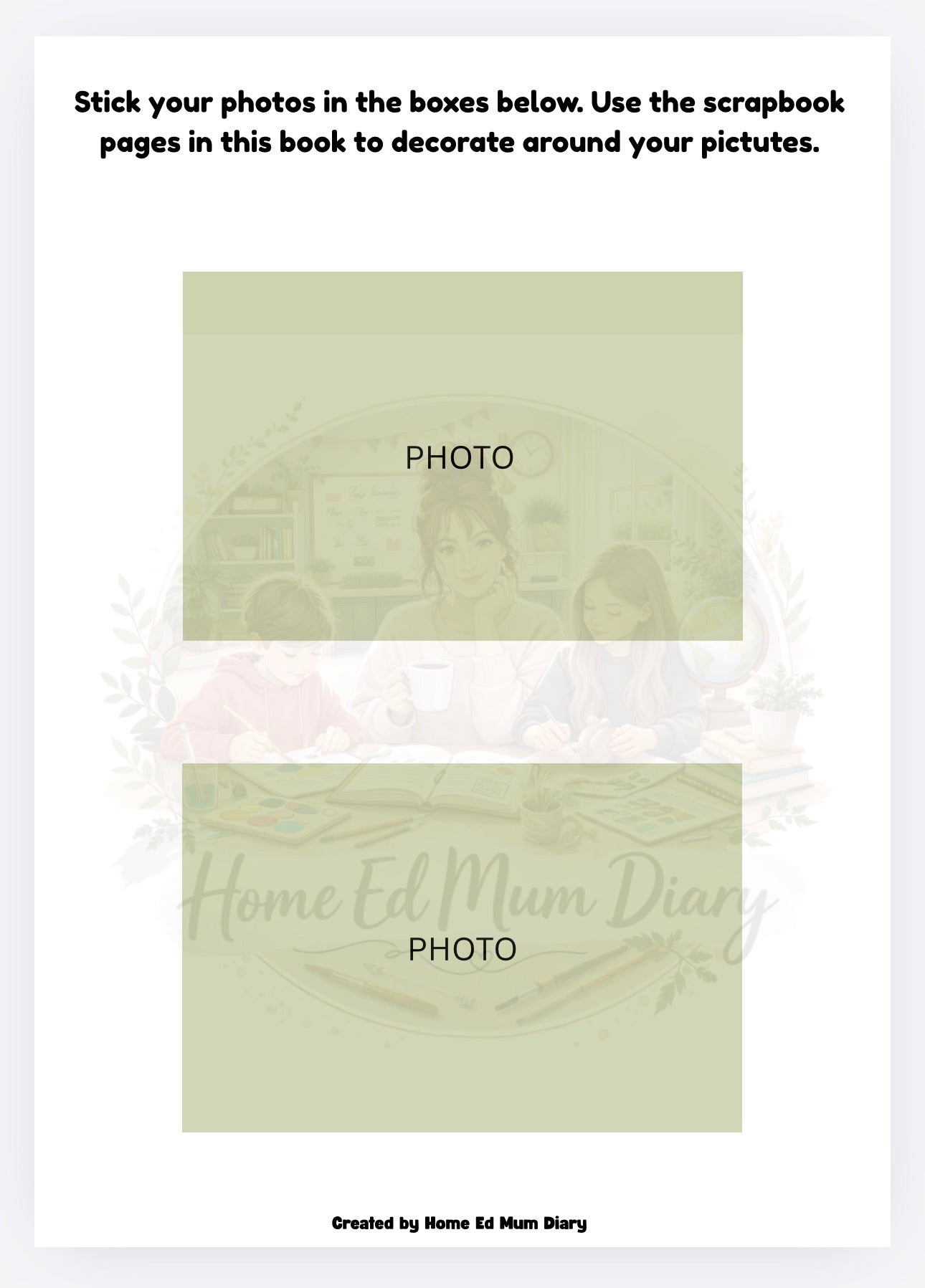 My Photography Workbook (PDF Download)